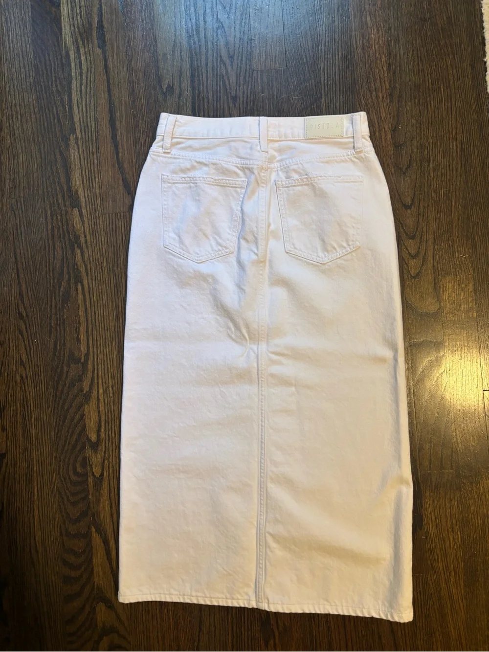 Pistola White Alice Midi Denim Skirt